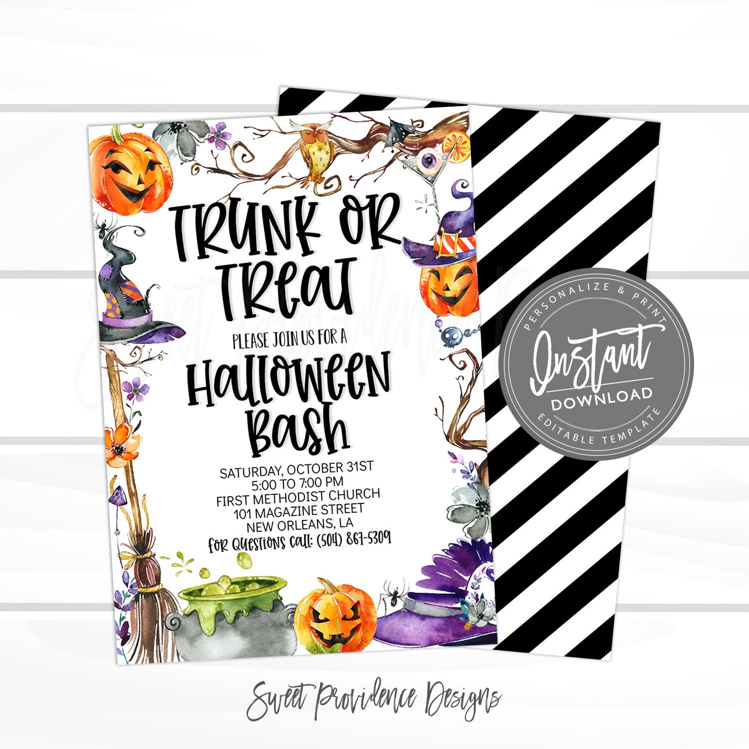 Trunk Or Treat Flyer Template