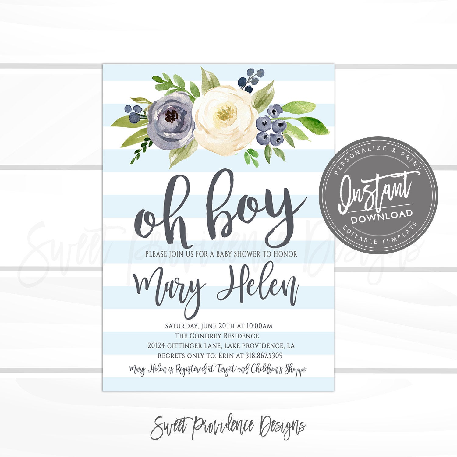 Fishing Baby Shower Invite-boy, Book Card, Thank You Card, Diaper