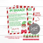 Elf Quarantine Arrival Letter, Editable Elf Welcome Note, 2021 Santa Letter, Custom Christmas ...