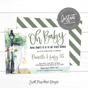 Fishing Baby Shower, REEL Excited Baby Boy, Rustic, Fisherman, Catch the  Joy It's a Boy, Editable Baby Invitation Set, Instant Download, DIY 